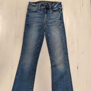 American Eagle high rise skinny kick jeans - great condition, size 000